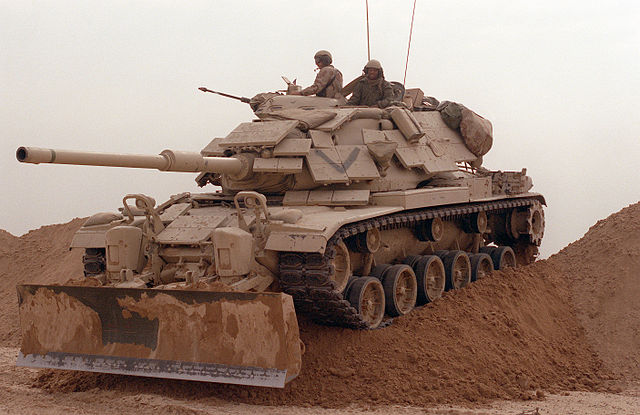 M60A1 fitted with reactive armor